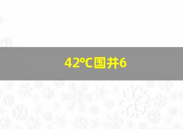 42℃国井6