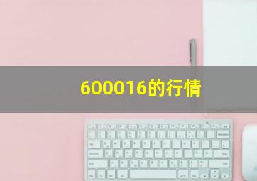 600016的行情