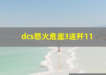 dcs怒火危崖3送歼11