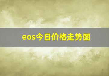 eos今日价格走势图