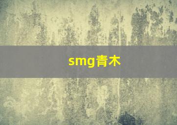 smg青木