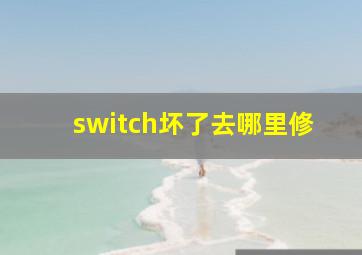 switch坏了去哪里修