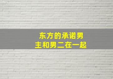 东方的承诺男主和男二在一起