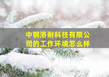 中钢洛耐科技有限公司的工作环境怎么样