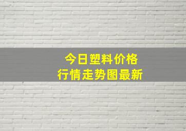 今日塑料价格行情走势图最新