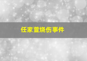 任家萱烧伤事件