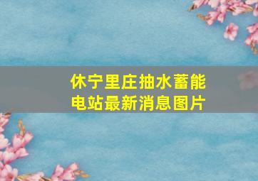 休宁里庄抽水蓄能电站最新消息图片