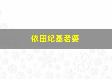 依田纪基老婆