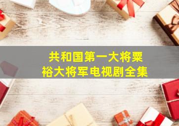 共和国第一大将粟裕大将军电视剧全集