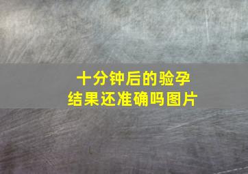 十分钟后的验孕结果还准确吗图片