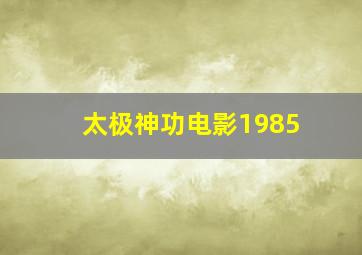 太极神功电影1985