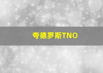 夸德罗斯TNO