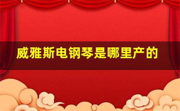 威雅斯电钢琴是哪里产的