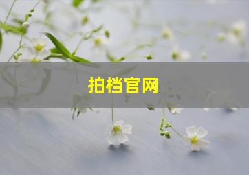 拍档官网