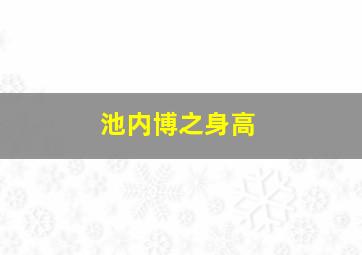 池内博之身高