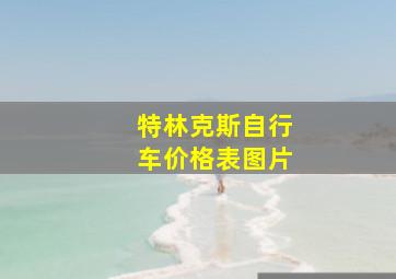 特林克斯自行车价格表图片