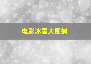 电影冰雪大围捕