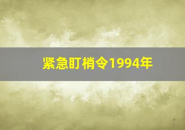 紧急盯梢令1994年