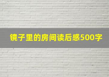 镜子里的房间读后感500字