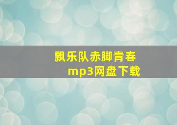 飘乐队赤脚青春mp3网盘下载