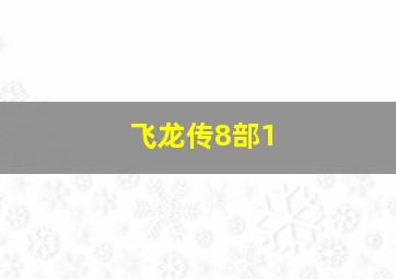 飞龙传8部1