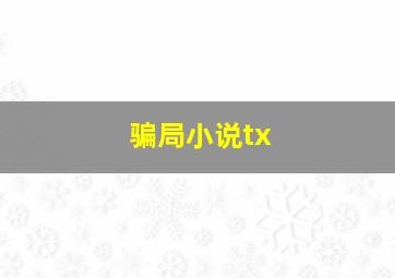 骗局小说tx