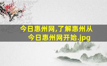 今日惠州网,了解惠州从今日惠州网开始