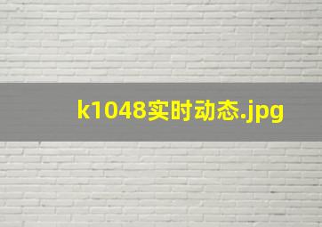 k1048实时动态